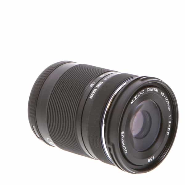 Olympus 40-150mm f/4-5.6 R ED MSC M.Zuiko Autofocus Lens for MFT (Micro  Four Thirds), Black {58} at KEH Camera