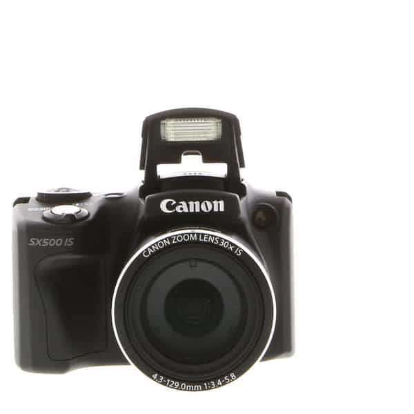 Gluren radium Uittreksel Canon Powershot SX500 IS Digital Camera, Black {16MP} at KEH Camera