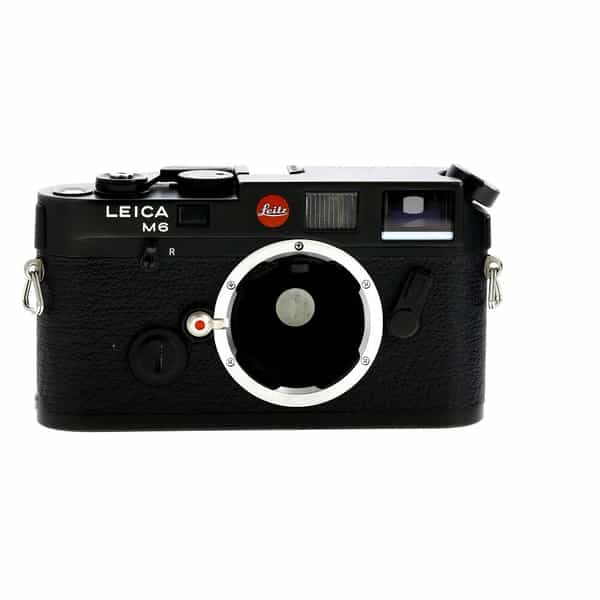 Leica M6 (0.72X Finder/28-135mm) ERNST LEITZ WETZLAR GMBH Red Dot 35mm  Rangefinder Camera Body, Black Chrome (10404) at KEH Camera