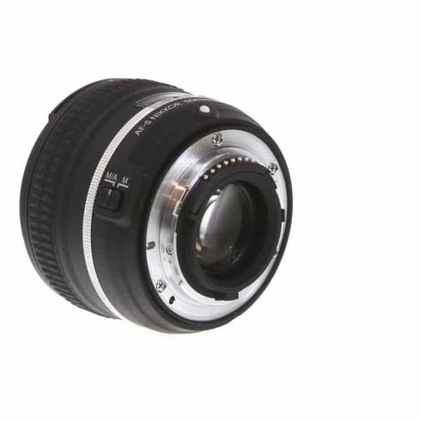 Nikon AF-S NIKKOR 50mm f/1.8 G Special Edition Autofocus Lens, Silver Ring  {58} at KEH Camera
