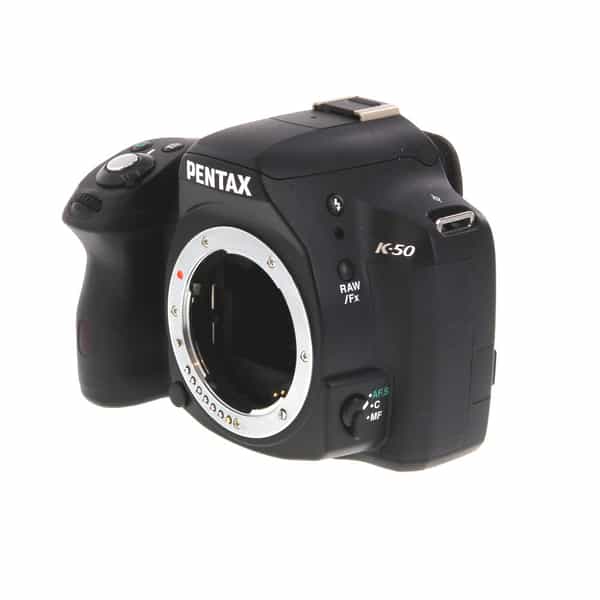 Pentax K-50 DSLR Camera Body, Black {16.3MP} at KEH Camera