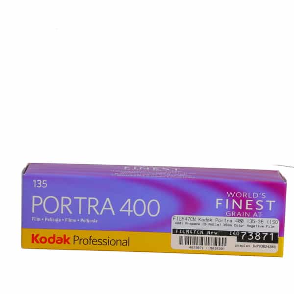 Kodak Portra 400 135-36 (ISO 400) Propack (5 Rolls) 35mm Color Negative  Film at KEH Camera
