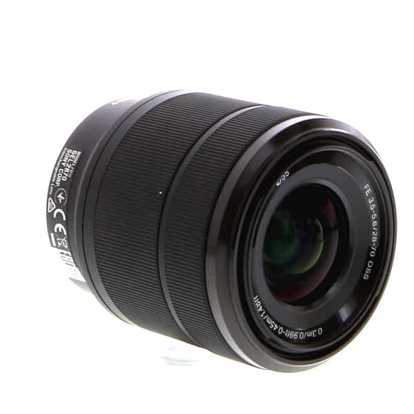 Sony FE 28-70mm f/3.5-5.6 OSS Full-Frame Autofocus Lens for E-Mount, Black  {55} SEL2870 at KEH Camera