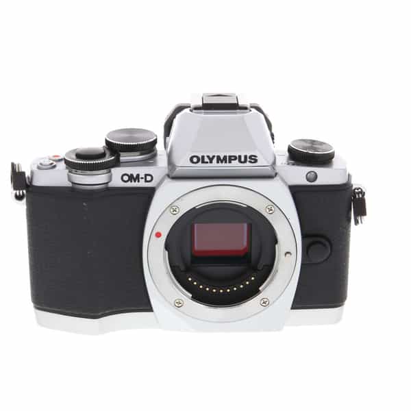 Olympus OM-D E-M10 Mirrorless MFT (Micro Four Thirds) Digital Camera Body,  Silver {16.1MP} at KEH Camera