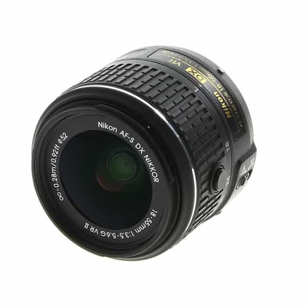 Verouderd veeg argument Nikon AF-S DX Nikkor 18-55mm f/3.5-5.6 G VR II Autofocus Lens for APS-C  Sensor DSLR, Black {52} - Used SLR & DSLR Lenses - Used Camera Lenses at  KEH Camera at KEH