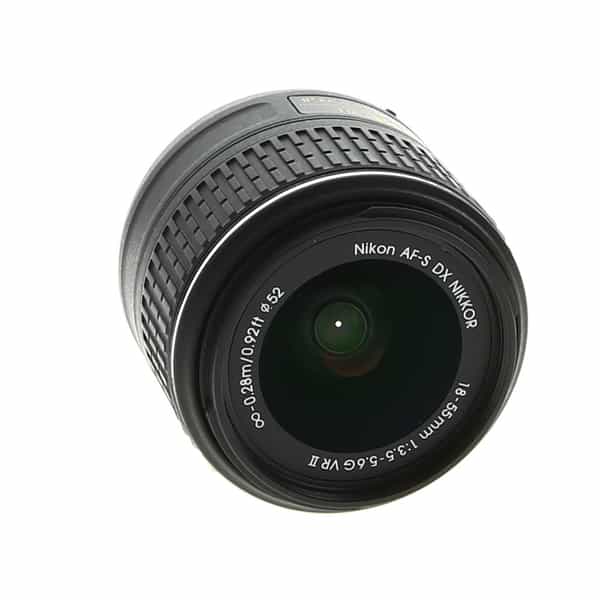 Nikon AF-S DX Nikkor 18-55mm f/3.5-5.6 G VR II Autofocus Lens for APS-C  Sensor DSLR, Black {52} - Used SLR & DSLR Lenses - Used Camera Lenses at  KEH Camera at KEH