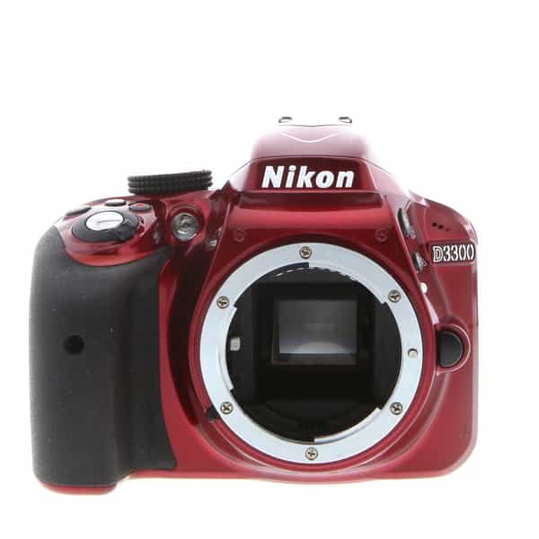 Nikon D3300 DSLR Camera Body, Red {24.2MP} at KEH Camera