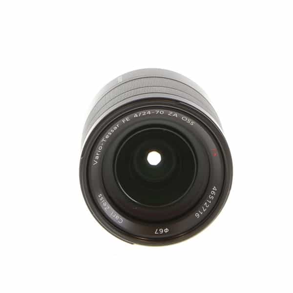 Sony 24-70mm f/4 Carl Zeiss Vario-Tessar T* ZA OSS FE AF E-Mount Lens,  Black {67} SEL2470Z - Used Mirrorless Camera Lenses - Used Camera Lenses at  KEH Camera at KEH Camera