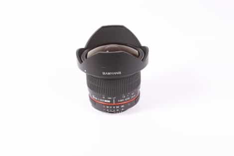 Samyang 8mm f/3.5 UMC Fish-Eye CS II Manual Full-Frame Lens with AE Chip  for Nikon F-Mount, Black at KEH Camera