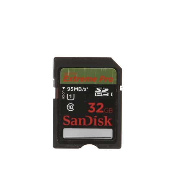 SandDsk 32GB Extreme PRO SDHC 95 MB/s UHS-1, Class 10 Memory Card at KEH  Camera