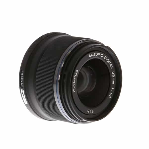 Olympus 25mm f/1.8 M.Zuiko Digital MSC Autofocus Lens for MFT (Micro Four  Thirds) Black {46} with Decoration Ring at KEH Camera