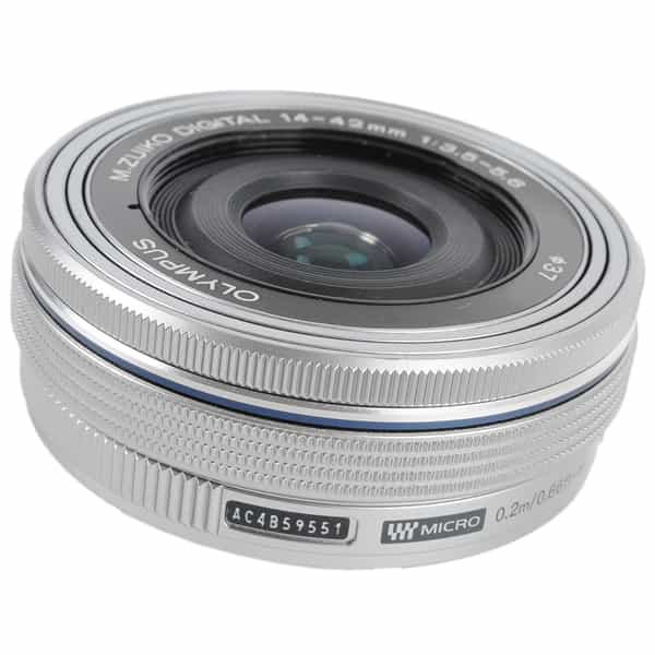 Olympus 14-42mm F/3.5-5.6 M.Zuiko EZ ED MSC Silver Autofocus Lens For Micro  Four Thirds System {37} - Used Mirrorless Camera Lenses - Used Camera Lenses  at KEH Camera at KEH Camera