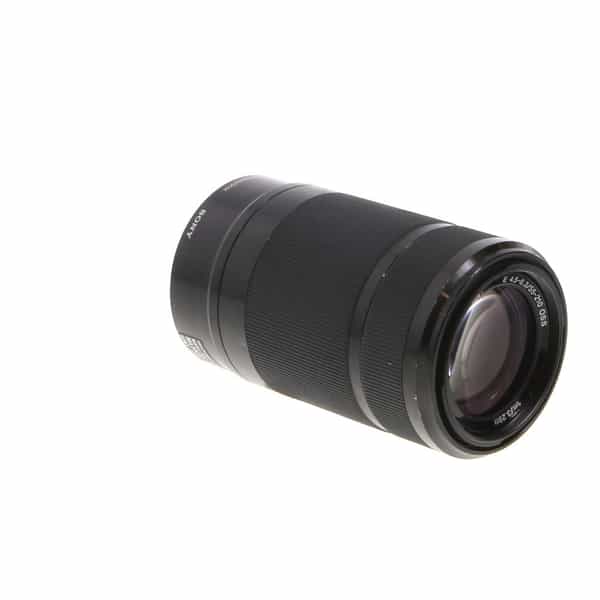 Sony E 55-210mm f/4.5-6.3 OSS Autofocus APS-C Lens for E-Mount, Black {49}  SEL55210 at KEH Camera