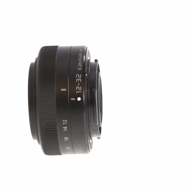 Panasonic Lumix G Vario 12-32mm f/3.5-5.6 ASPH. Mega O.I.S. Lens for MFT  (Micro Four Thirds), Black {37} at KEH Camera