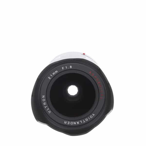 Voigtlander 21mm f/1.8 Ultron Aspherical VM Lens for Leica M-Mount, Black  {58} with Built-In Petal Hood at KEH Camera