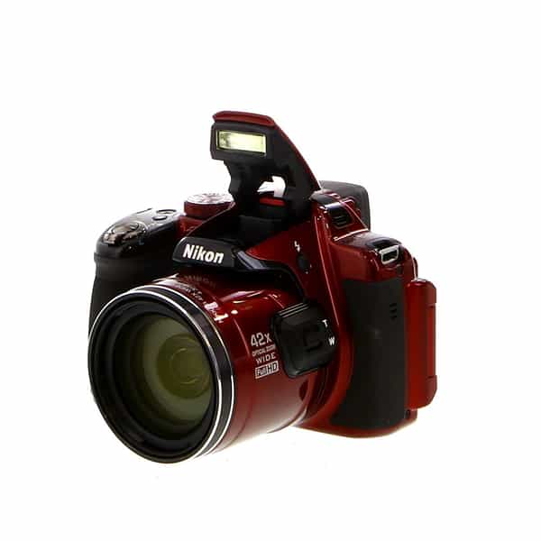 Nikon Coolpix P520 Digital Camera, Red {18.1MP} at KEH Camera