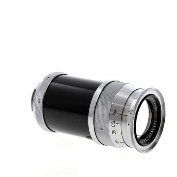 Schneider-Kreuznach 180mm f/5.5 Tele-Xenar Lens for Exakta Mount,  Black/Chrome at KEH Camera