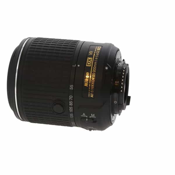 Nikon AF-S DX Nikkor 55-200mm f/4-5.6 G ED VR II Autofocus APS-C Lens,  Black {52} at KEH Camera
