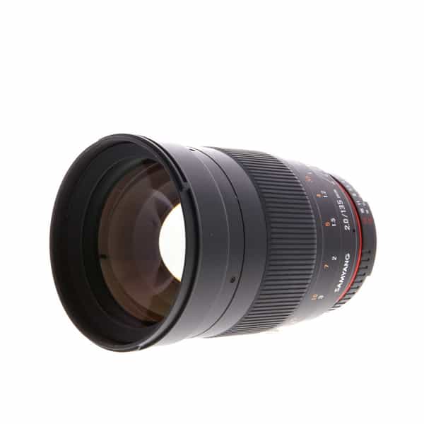 Samyang 135mm f/2.0 ED UMC Manual Lens with AE Chip for Nikon F-Mount {77}  at KEH Camera
