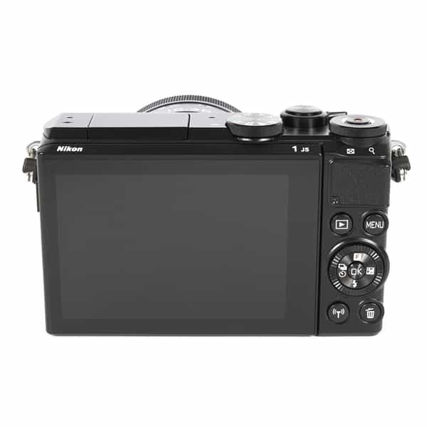 Nikon 1 J5 Mirrorless Camera, Black {20.8MP} with 10-30mm F/3.5-5.6 VR  PD-Zoom Lens, Black at KEH Camera