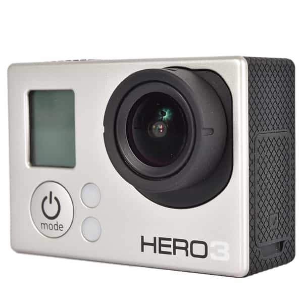 GoPro HERO3 Silver, Digital Action Camera with Standard Housing, Quick  Release Buckle {11MP} Waterproof to 131' at KEH Camera