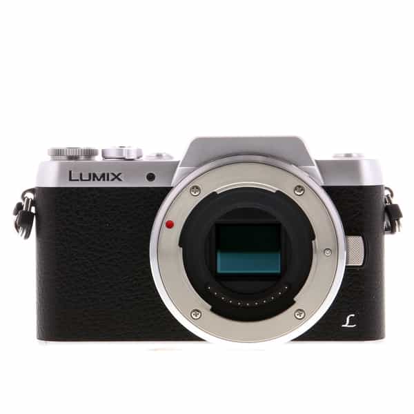 Panasonic Lumix DMC-GF7 Digital Camera, Black/Silver {16MP} with 12-32mm  f/3.5-5.6 G Vario Aspherical Mega OIS Lens [37] at KEH Camera