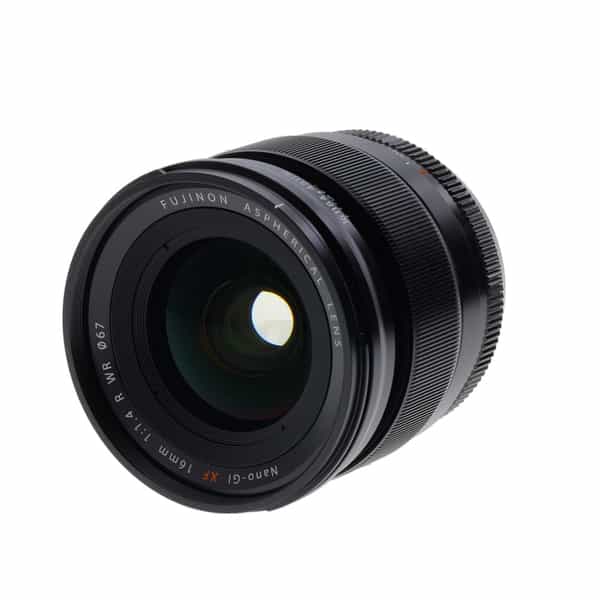 Fujifilm XF 16mm f/1.4 R WR Fujinon APS-C Lens for X-Mount, Black {67} at  KEH Camera