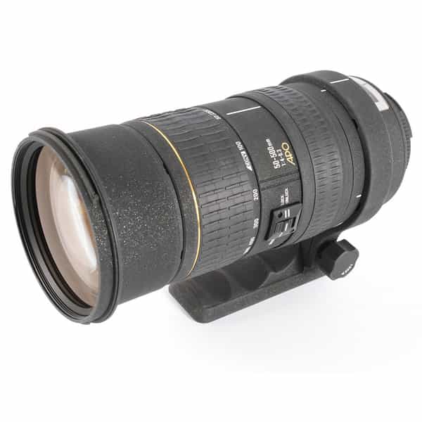 Sigma 50-500mm F/4-6.3 APO EX HSM (N90S & Later) Autofocus Lens For Nikon  {86} at KEH Camera