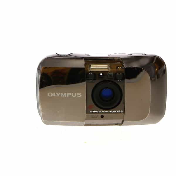 Olympus Stylus Limited Edition Quartz Date 35mm Camera, Mirror Black with  35mm f/3.5 Lens at KEH Camera