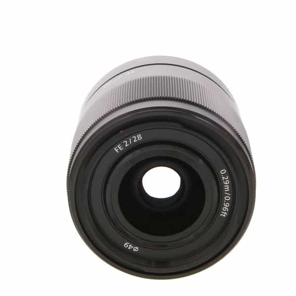 Sony FE 28mm f/2 Full-Frame Autofocus Lens for E-Mount, Black {49} SEL28F20  at KEH Camera