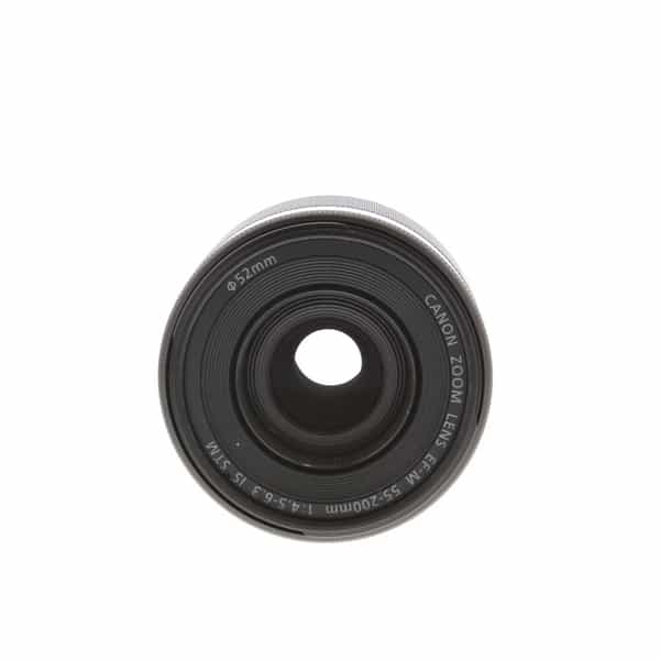 Canon 55-200mm f/4.5-6.3 IS STM Lens for EF-M Mount, Graphite Black {52} at  KEH Camera