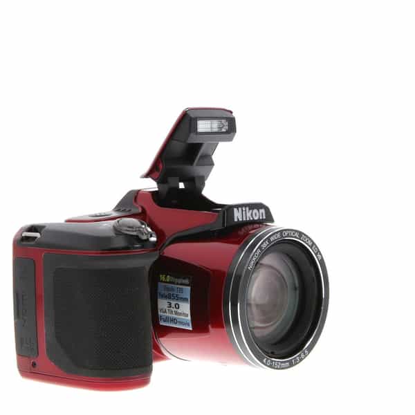 Nikon Coolpix L840 Digital Camera, Red {16MP} Camera Only at KEH Camera