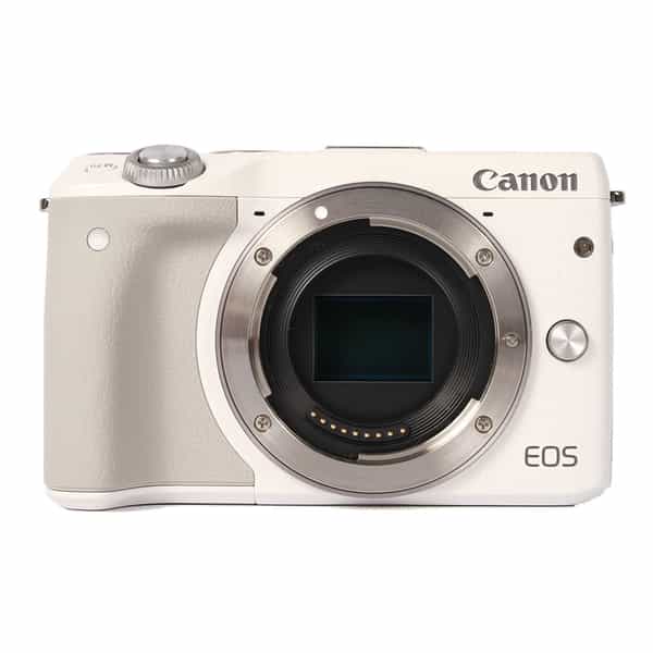 Canon EOS M3 Mirrorless Camera Body, White {24MP} at KEH Camera