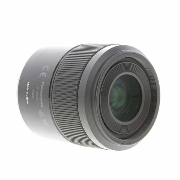 Panasonic Lumix G 30mm f/2.8 Macro ASPH. MEGA O.I.S. Autofocus Lens for MFT  (Micro Four Thirds), Black {46} at KEH Camera