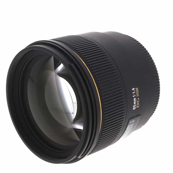 Sigma 85mm f/1.4 EX DG HSM Autofocus Lens for Nikon (77) at KEH Camera