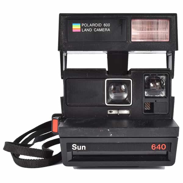 Polaroid Sun 640 Instant Film Camera, Black at KEH Camera