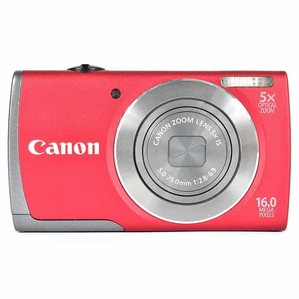 Canon Powershot A3500 IS Red Digital Camera {16MP} at KEH Camera