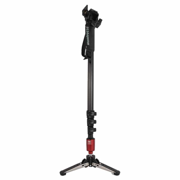 Manfrotto 560B-1 Aluminum Fluid Video Monopod with 234RC Head, Folding  Feet, 4-Section, 25.8-65.4\" at KEH Camera