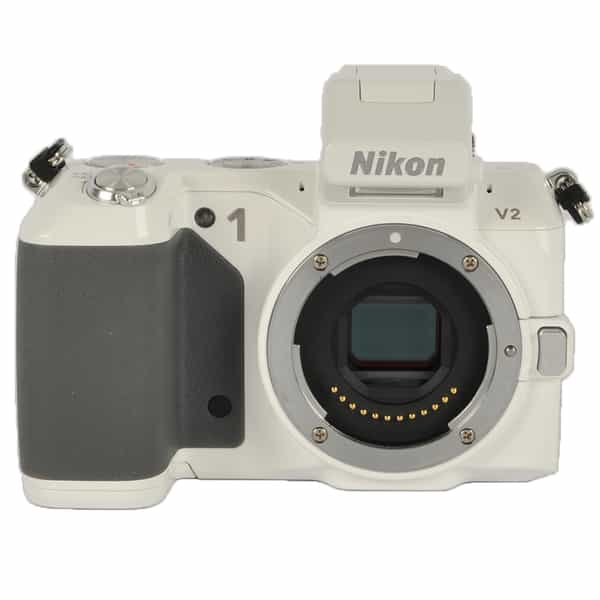 Nikon 1 V2 Mirrorless Camera Body, White {14.2MP} at KEH Camera