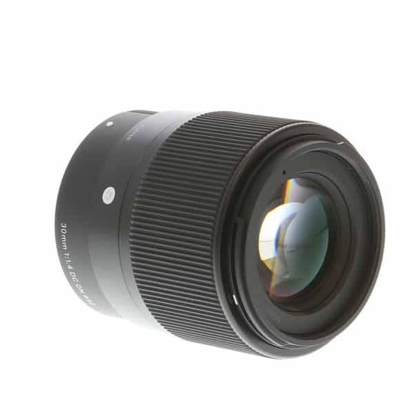 Sigma 30mm f/1.4 DC DN C (Contemporary) Autofocus APS-C Lens for Sony  E-Mount, Black (52) at KEH Camera