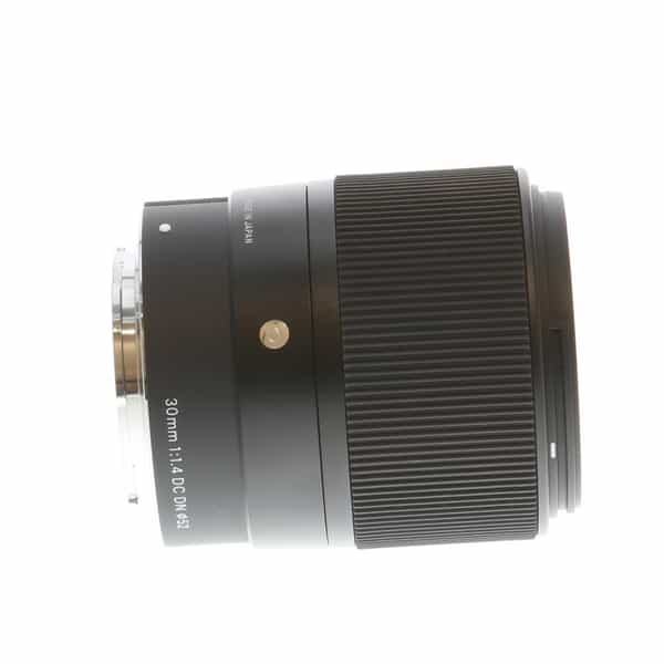 Sigma 30mm f/1.4 DC DN C (Contemporary) Autofocus APS-C Lens for Sony E- Mount, Black (52) at KEH Camera