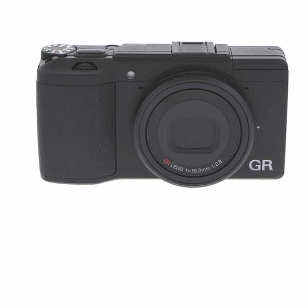 Ricoh GR II Digital Camera with 18.3mm f/2.8, Black (16.2MP) at KEH Camera