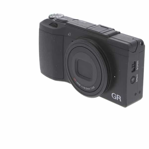 Ricoh GR II Digital Camera with 18.3mm f/2.8, Black (16.2MP) at KEH Camera