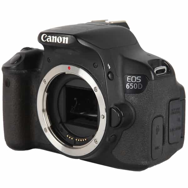 Canon EOS 650D DSLR Camera Body, Black {18MP} European Version of Rebel T4I  at KEH Camera