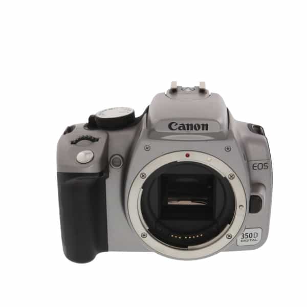 Canon EOS 350D (European Version of Rebel XT) DSLR Camera Body, Silver  {8MP} at KEH Camera