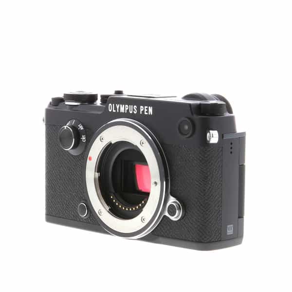 Olympus PEN-F Mirrorless MFT (Micro Four Thirds) Digital Camera Body, Black  {20.3MP} without FL-LM3 Flash at KEH Camera