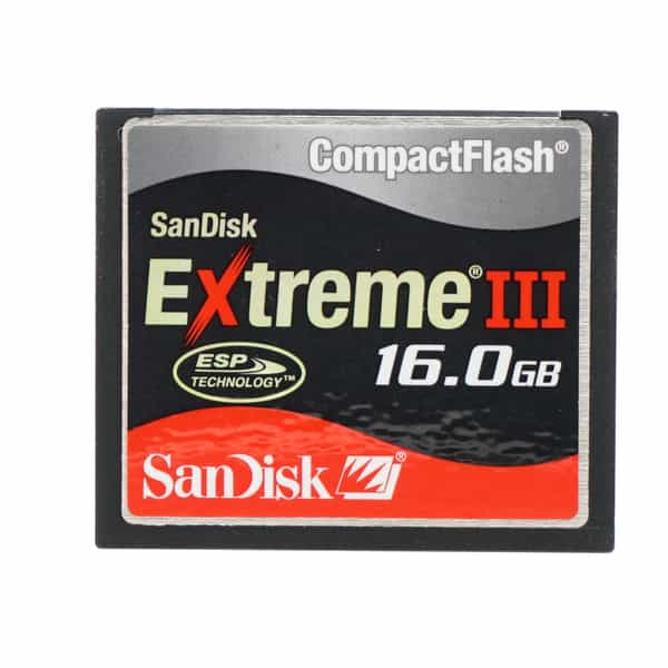 Sandisk 16GB Extreme III Compact Flash [CF] Memory Card at KEH Camera