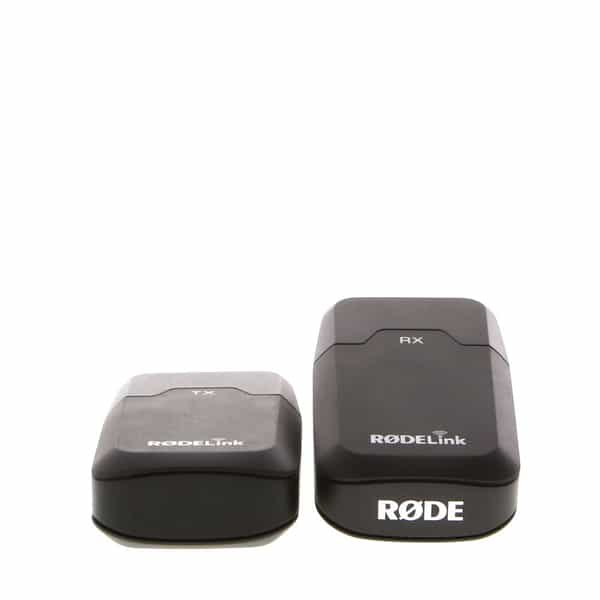 RODE RODELink Filmmaker Kit Digital Camera-Mount Wireless Lavalier  Microphone System (2.4 GHz) with RX-CAM Receiver, TX-BELT Transmitter at  KEH Camera