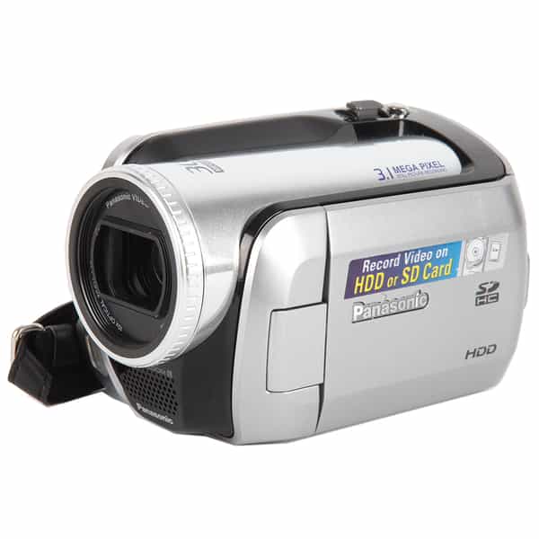 Panasonic SDR-H200 SD/HDD Camcorder, Silver {30GB/3.1MP} at KEH Camera