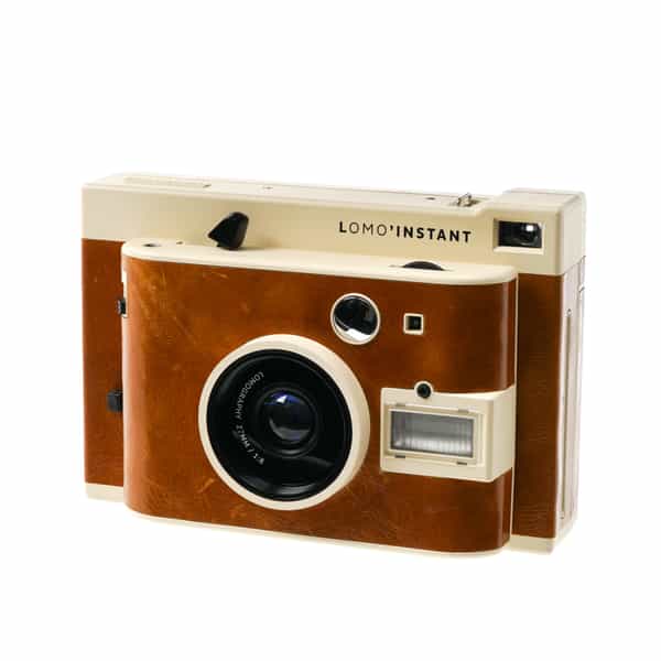 Lomography Lomo'Instant Sanremo Edition Instant Film Camera with 27mm f/8  Lens, Brown at KEH Camera